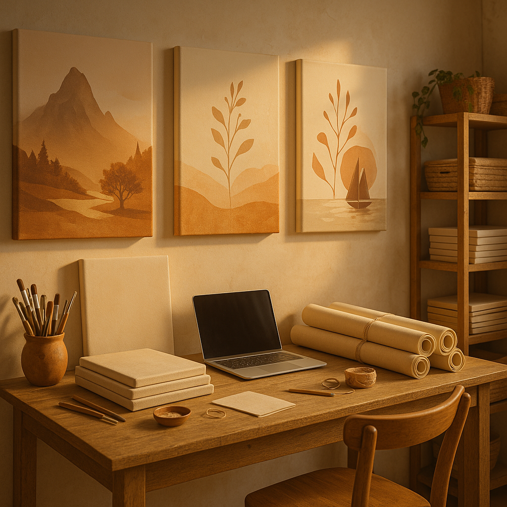 Etsy Print-on-Demand Canvas Art: $2,800/Month With Printify and Midjourney