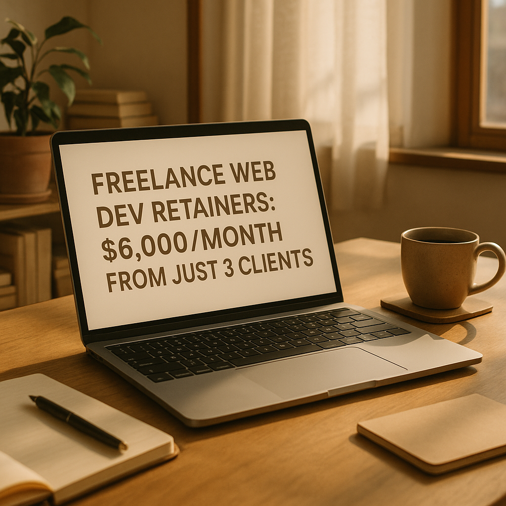 Freelance Web Dev Retainers: $6,000/Month From Just 3 Clients