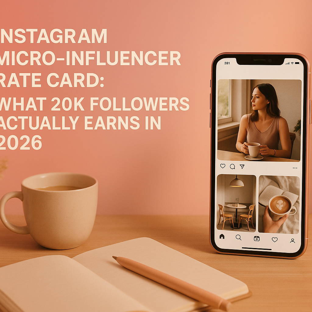 Instagram Micro-Influencer Rate Card: What 20K Followers Actually Earns in 2026