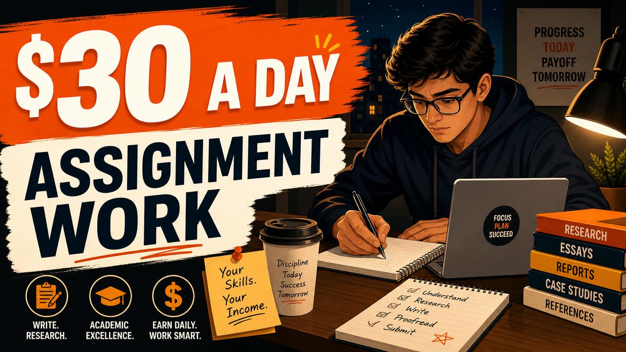How to Make $30 a Day With Assignment Work: A Real Step-by-Step Guide