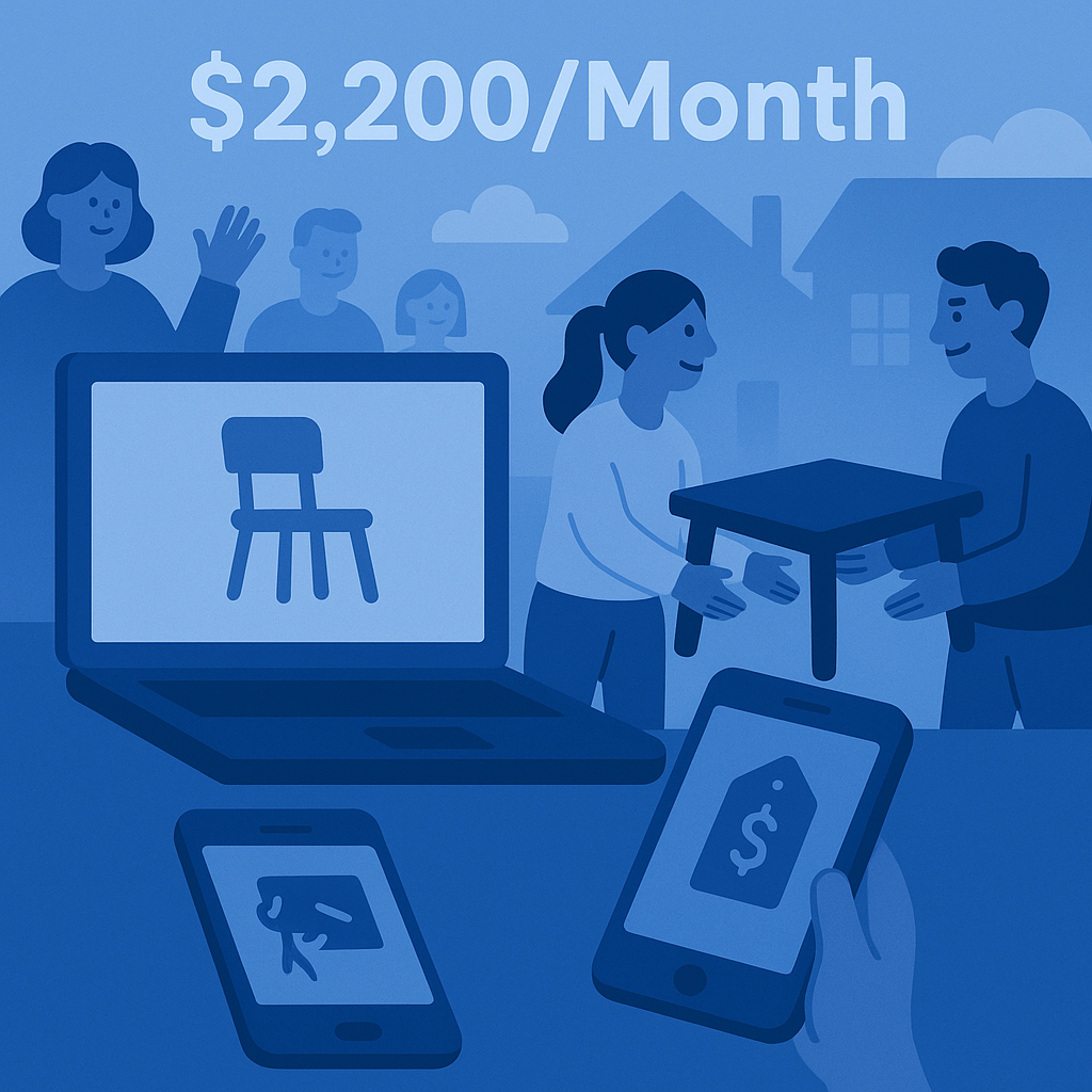 Facebook Marketplace Flipping: $2,200/Month Buying and Reselling Locally