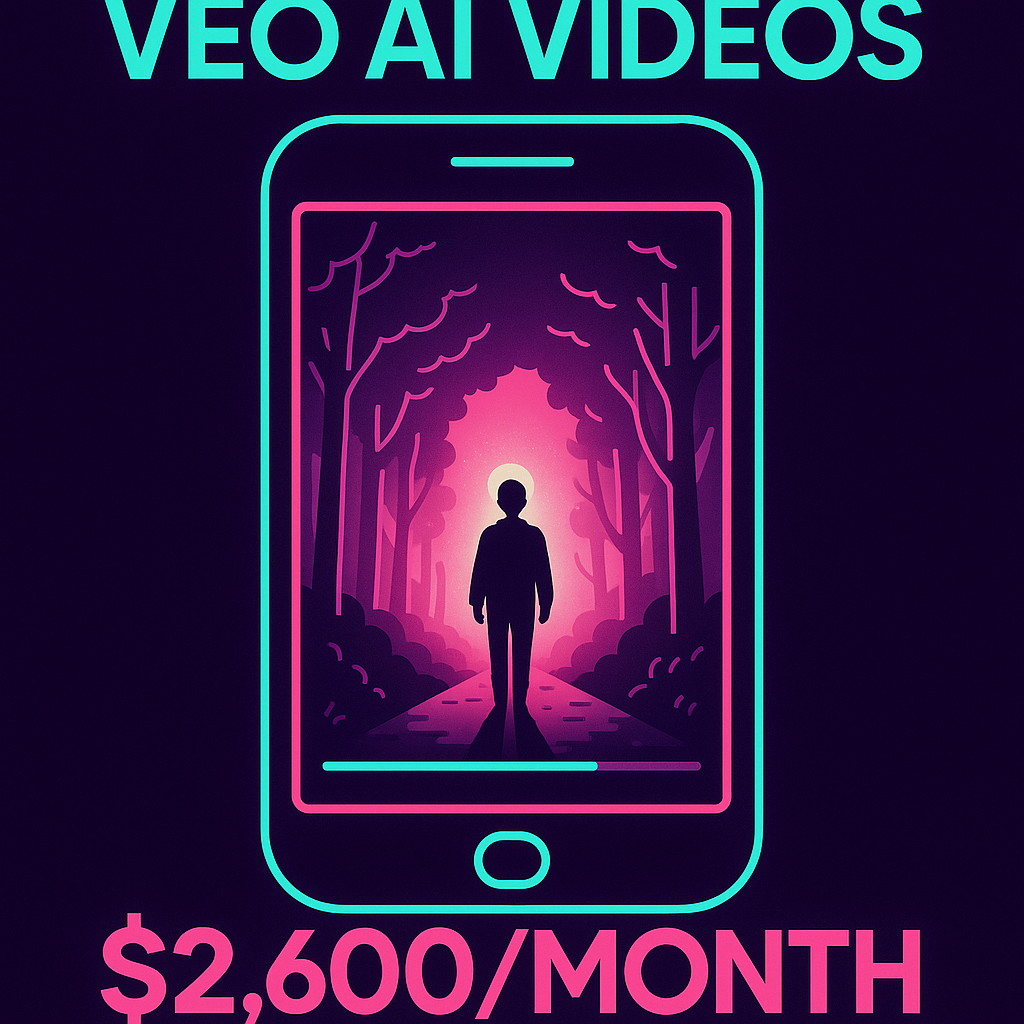 TikTok With Veo AI Videos: $2,600/Month Posting Cinematic Storytime Shorts