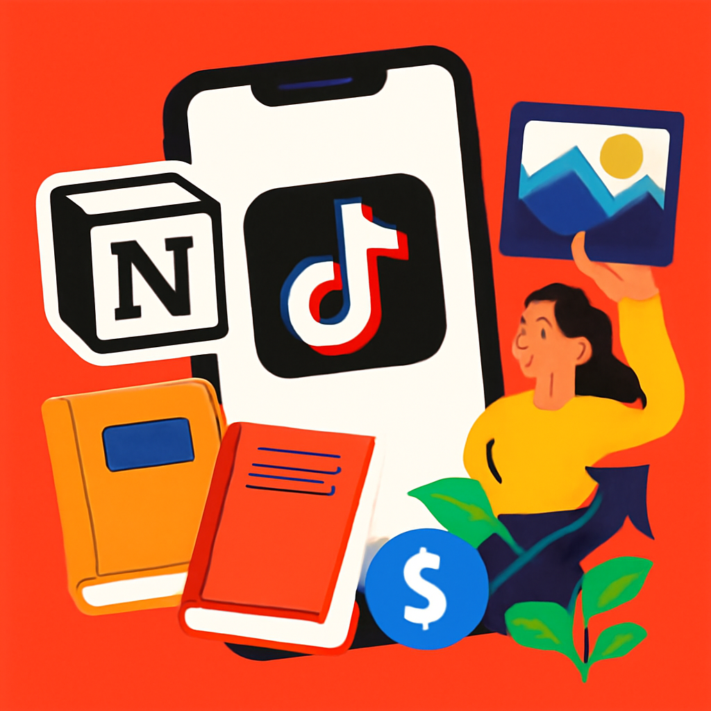 Selling Digital Products on TikTok: Notion Templates, Ebooks, Presets