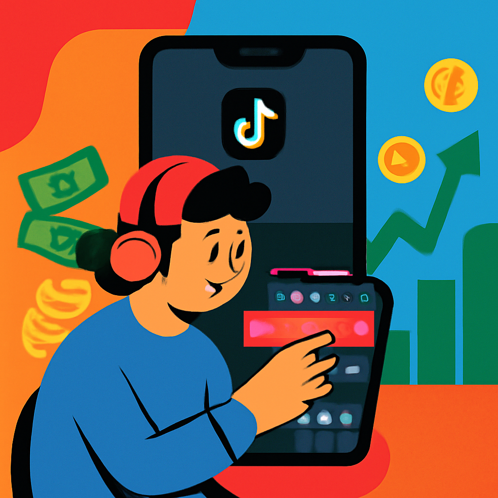 TikTok Video Editing Side Hustle: $2K/Month Editing for Creators