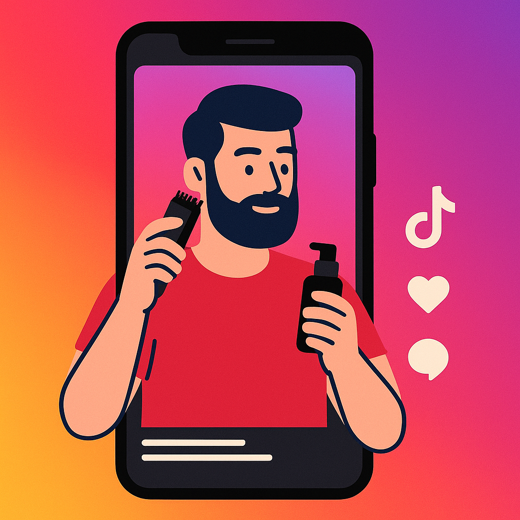 Men's Grooming Affiliate: $1,800/Month With TikTok Shop Reviews