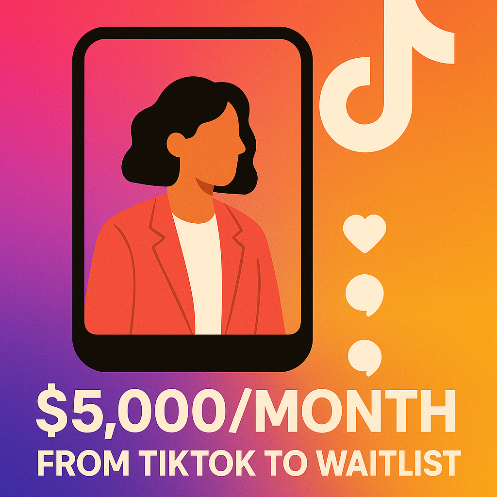 Therapist Personal Brand: $5,000/Month From TikTok to Waitlist