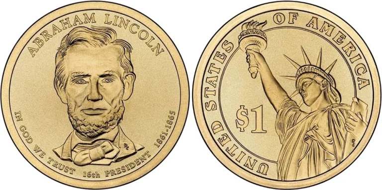 Abraham Lincoln One Dollar Coin